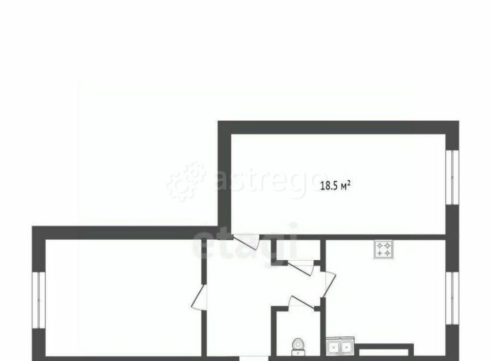 Комната, 18.5 м2, 2/6 эт. Санкт-Петербург - изображение 7