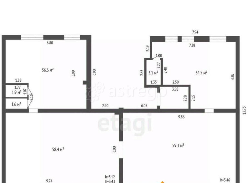 Свободного назначения, 195.4 м2 Стерлитамак - изображение 3