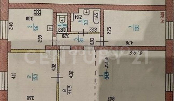 3-комн. квартира, 82.2 м2, 2/5 эт. Барнаул - изображение 10