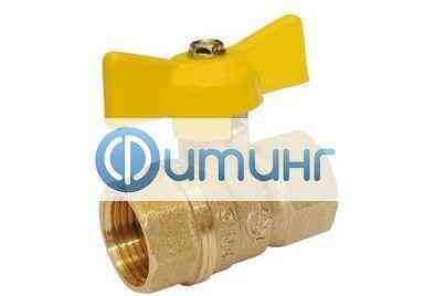 Кран шаровый газовый 1/2 г/г бабочка valfex Пермь