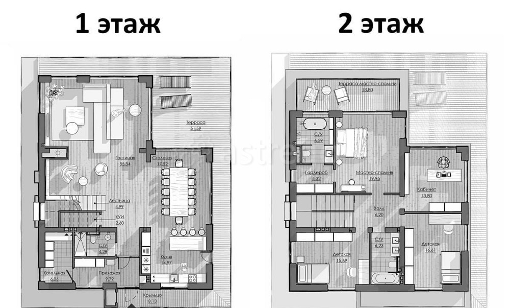 Коттедж, 330 м2, 2 эт. Москва - изображение 1