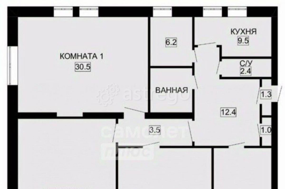 5-комн. квартира, 137 м2, 1/6 эт. Санкт-Петербург - изображение 7