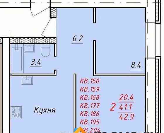 2-комн. квартира, 42.9 м2, 7/9 эт. Новоалтайск