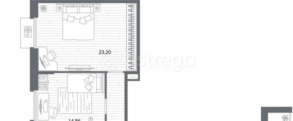 3-комн. квартира, 98.95 м2, 3/13 эт. Санкт-Петербург - изображение 1
