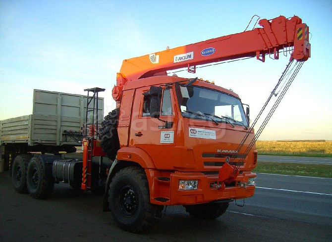 Кран-манипулятор Kanglim 1256G2 на шасси тягача Камаз 43118 Самара - изображение 1