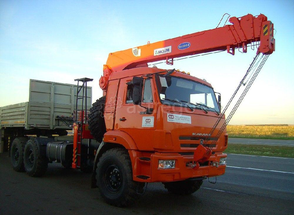 Кран-манипулятор Kanglim 1256G2 на шасси тягача Камаз 43118 Самара - изображение 1