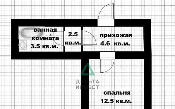 Комната, 12.5 м2, -2/9 эт. Уфа