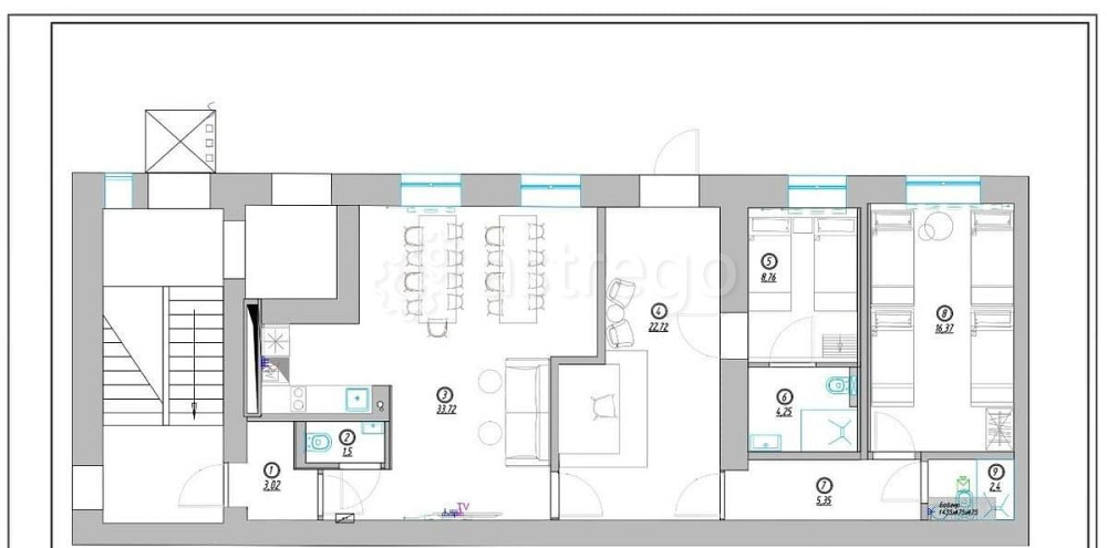 Свободного назначения, 200 м2 Санкт-Петербург - изображение 2