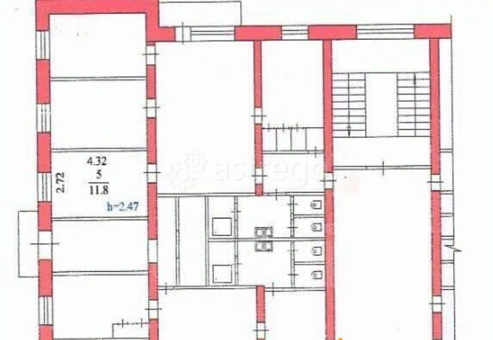 Комната, 11.8 м2, 5/5 эт. Благовещенск - изображение 1