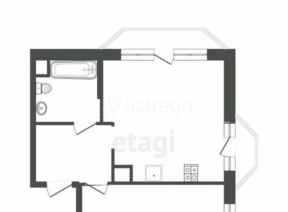 2-комн. квартира, 54.6 м2, 4/4 эт. Дмитров - изображение 4