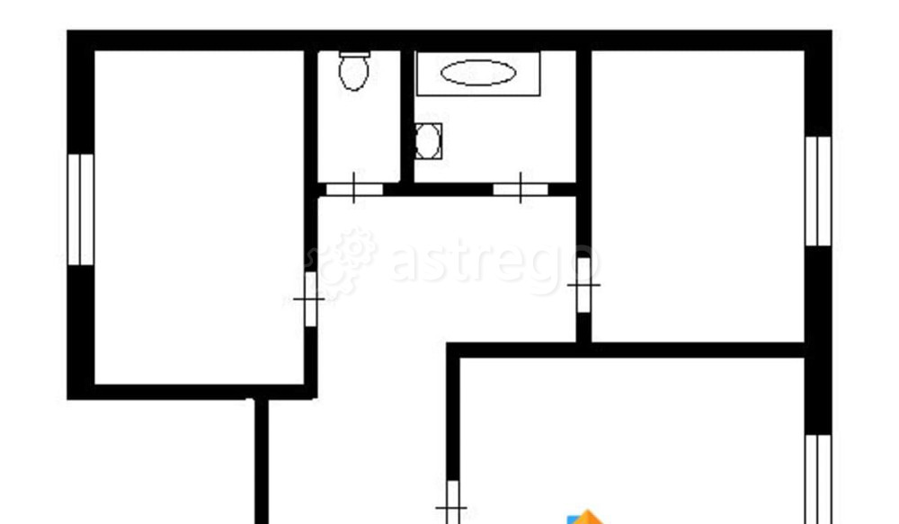 3-комн. квартира, 60 м2, 5/5 эт. Волоколамск - изображение 7