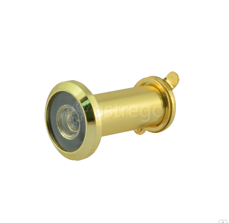 Глазок дверной НОРА-М №5/14/180/35-60 со шторкой (золото) Нижний Новгород - изображение 1