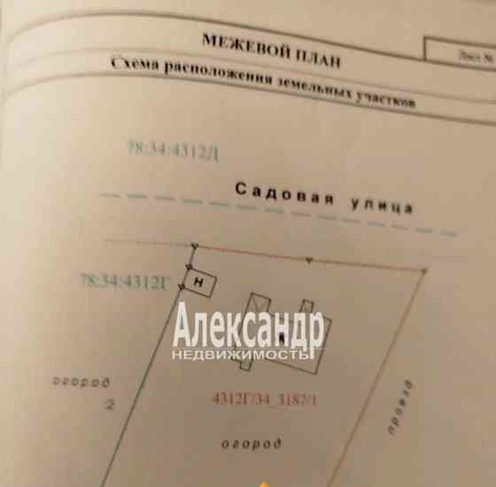 Земельный участок, 6.75 сотки Санкт-Петербург