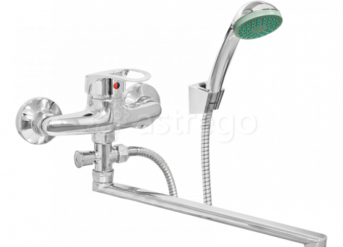 Смеситель ZERICH для ванной 40 мм 8004P с кнопочным дивертором SBZK8004PF rklm-01521 Москва - изображение 1