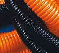 Труба ПНД гибкая легкая с протяж. 32 мм черная (25 м) Хабаровск