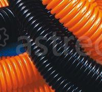 Труба ПНД гибкая легкая с протяж. 32 мм черная (25 м) Хабаровск - изображение 1