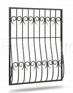 Решетка на окно РС-017 полукруглые Тольятти - изображение 1