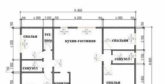 Дом, 140 м2, 6 соток Санкт-Петербург