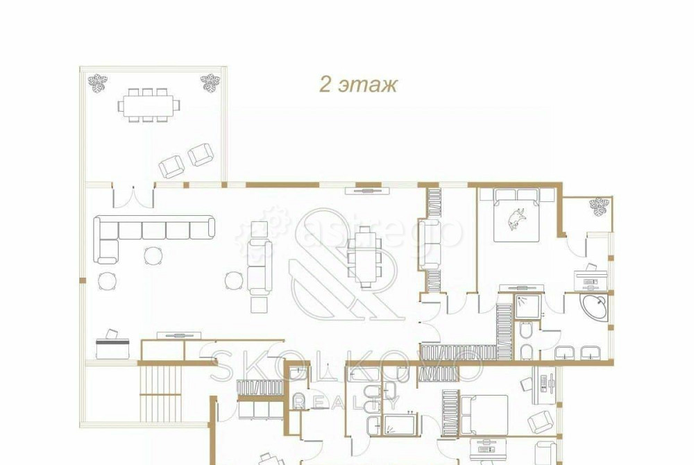 6-комн. апарт-ы, 561.5 м2, 3/3 эт. Москва - изображение 3