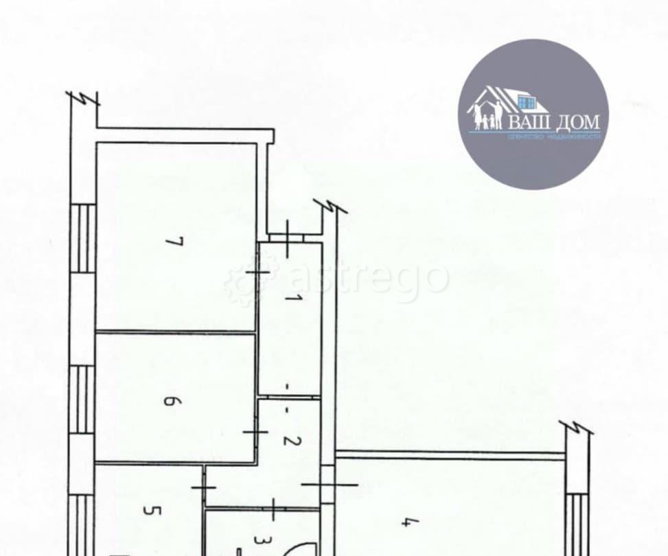 3-комн. квартира, 81.9 м2, 2/5 эт. Северодвинск - изображение 2