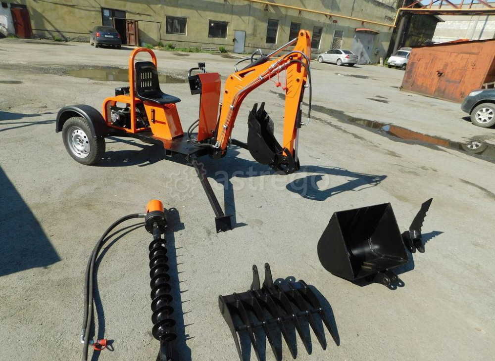 Мини-экскаватор прицепной Strong M 1000 Пермь - изображение 1