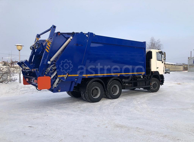 Мусоровоз МКЗ-50-22 на шасси МАЗ 6312С5-577-012 22м3 задн. загрузка, портал Краснодар - изображение 1