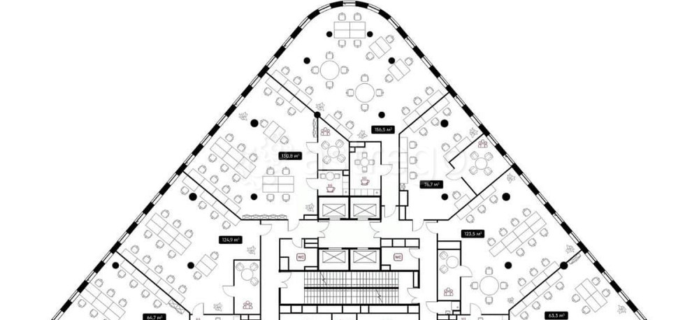 Офис, 123.5 м2 Москва - изображение 4