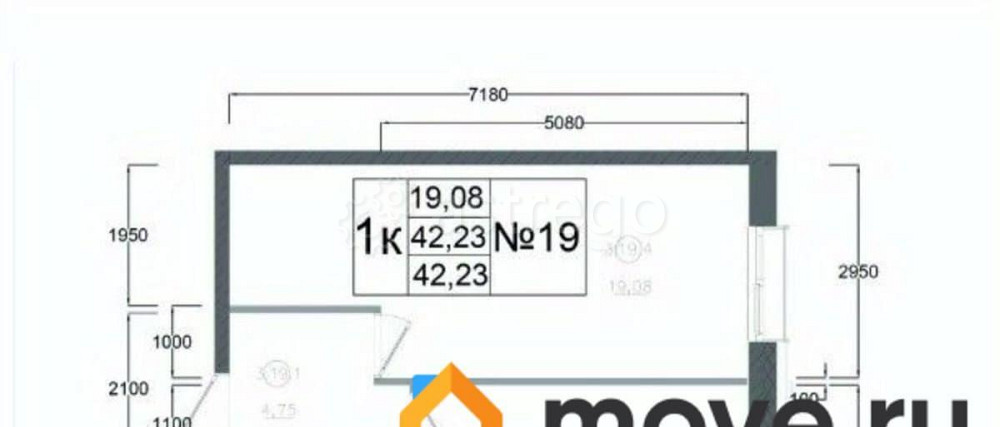 1-комн. квартира, 42.23 м2, 11/17 эт. Наро-Фоминск - изображение 1