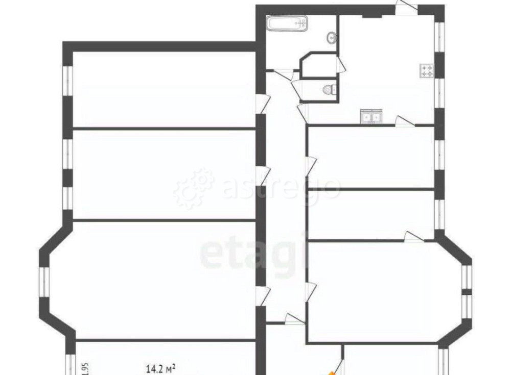 Комната, 14.2 м2, 3/5 эт. Санкт-Петербург - изображение 1