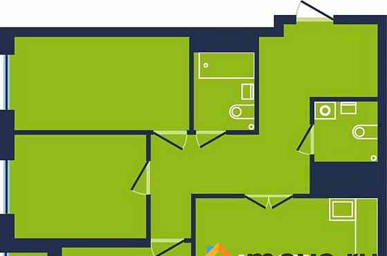 4-комн. квартира, 75.5 м2, 24/25 эт. Уфа