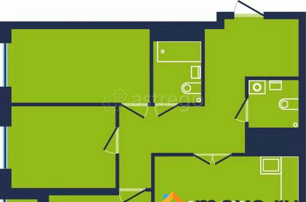 4-комн. квартира, 75.5 м2, 24/25 эт. Уфа - изображение 1