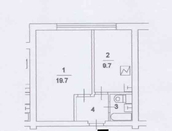 1-комн. квартира, 35 м2, 3/12 эт. Москва