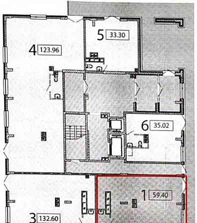 Свободного назначения, 59.4 м2 Лыткарино