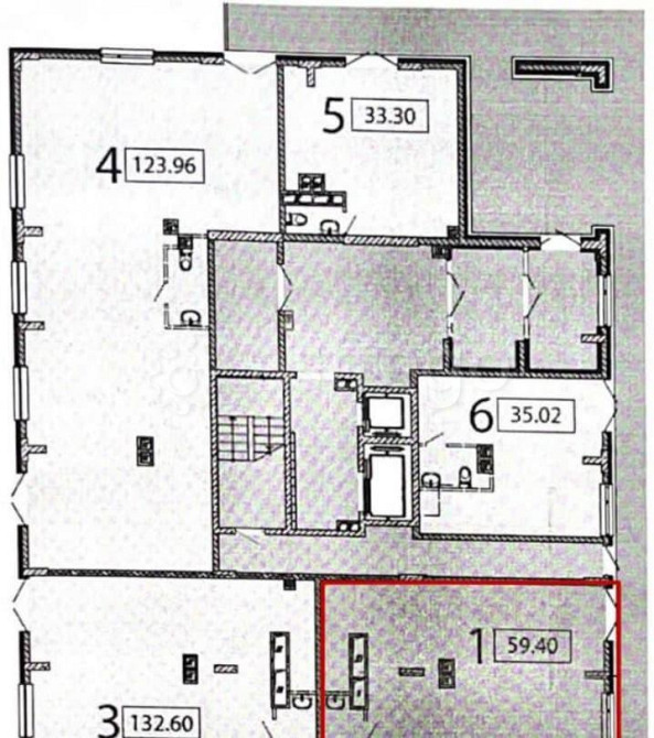 Свободного назначения, 59.4 м2 Лыткарино - изображение 1