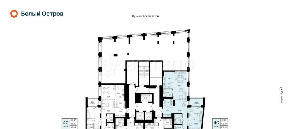 4-комн. квартира, 108.66 м2, 3/31 эт. Уфа - изображение 7