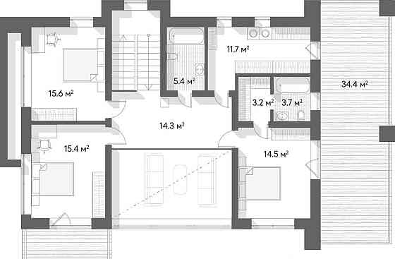 Коттедж, 287.2 м2, 13 соток Санкт-Петербург