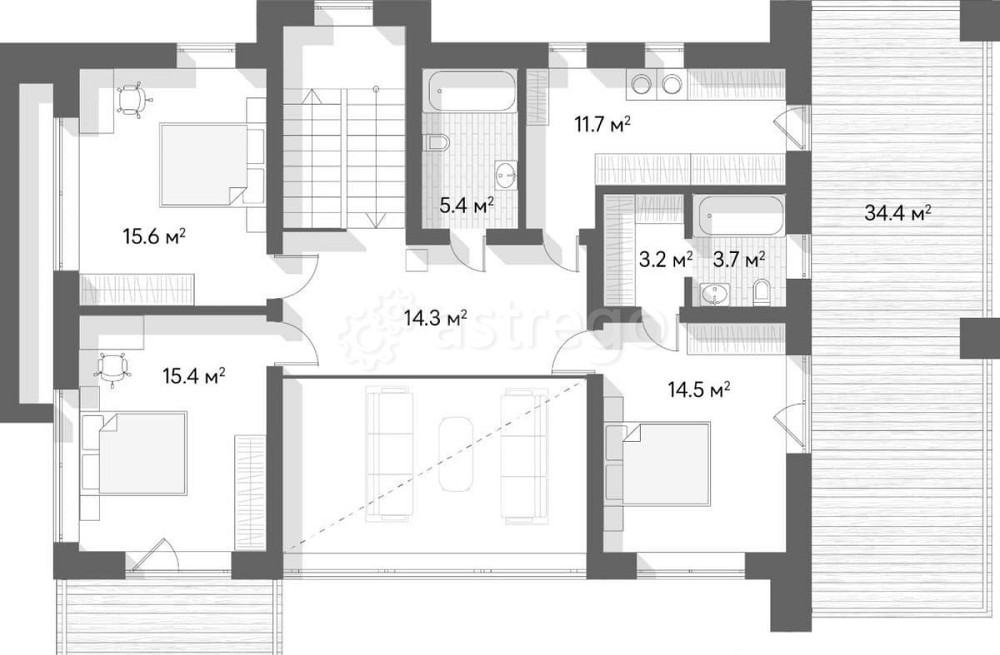 Коттедж, 287.2 м2, 13 соток Санкт-Петербург - изображение 5