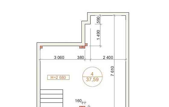 Свободного назначения, 38 м2 Мытищи