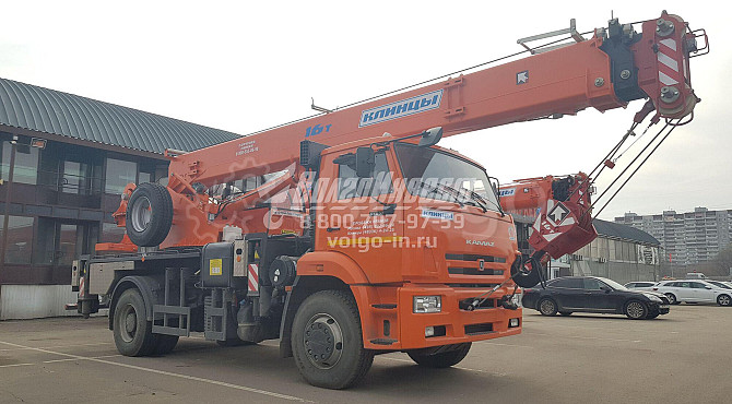 Автокран 16 т 19 м КС 35719-8А на шасси КАМАЗ 43253 Москва - изображение 1