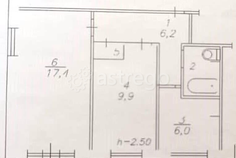 2-комн. квартира, 43 м2, 2/5 эт. Красноярск - изображение 10