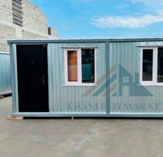 Бытовка металлическая офисная с МДФ отделкой БК-02 7.0х2.4 м GGStroyMarket, Россия Москва