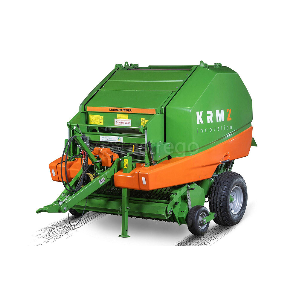 Пресс-подборщик рулонный KRMZ R12/2000 Super с сетеувязочным устройством, с модифицированными кожуха Краснокамск - изображение 1
