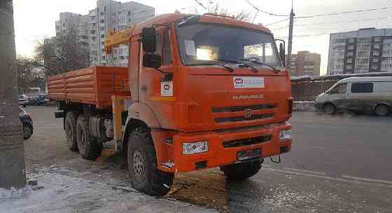 Манипулятор КМУ КАМАЗ 65117-3010-50 (Евро-5) + SOOSAN SCS736LII верх.упр. + борт сталь 6,8м. КамАЗ Самара