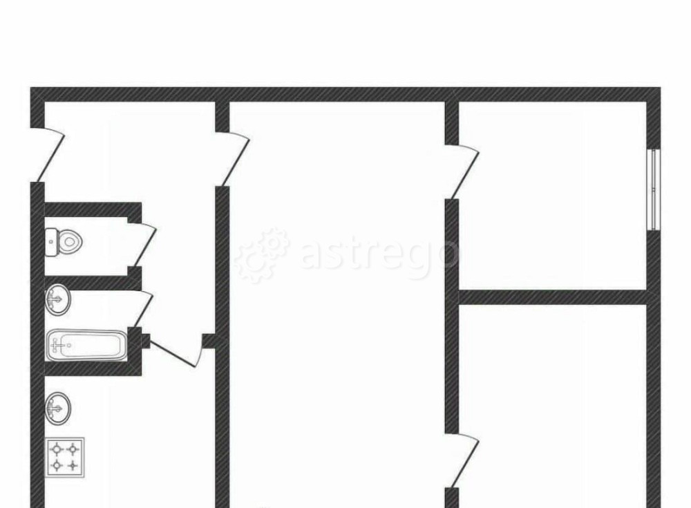 3-комн. квартира, 47 м2, 2/5 эт. Белокуриха - изображение 2