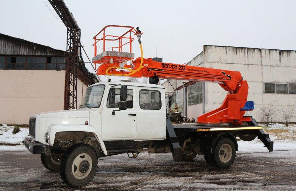 Автовышка ПСС-131.22 на шасси ГАЗ 33086 пятиместная кабина ЗЭМЗ Самара - изображение 1