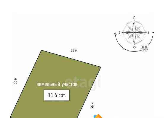 Дом, 155.3 м2, 11.6 сотки, 1 эт. Емельяново