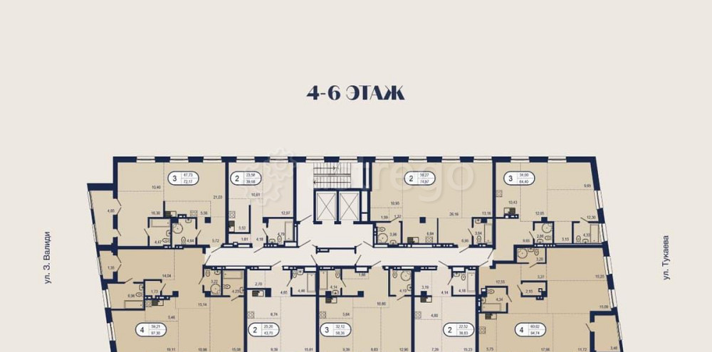 4-комн. квартира, 97.3 м2, 4/9 эт. Уфа - изображение 7
