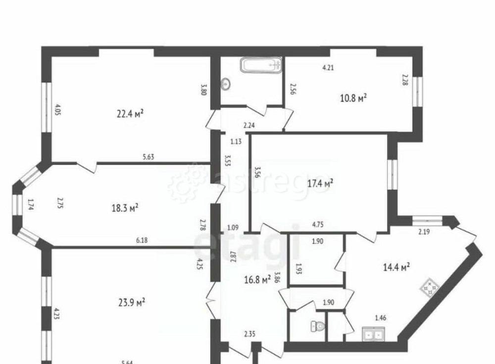 Комната, 10.8 м2, 4/6 эт. Санкт-Петербург - изображение 7
