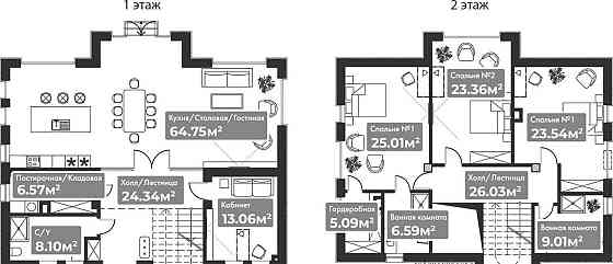Коттедж, 230 м2, 2 эт. Москва