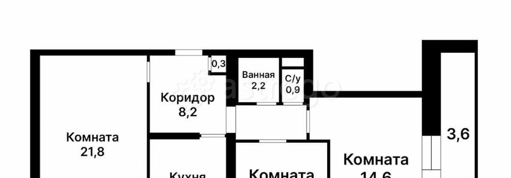 3-комн. квартира, 66.2 м2, 12/12 эт. Москва - изображение 7